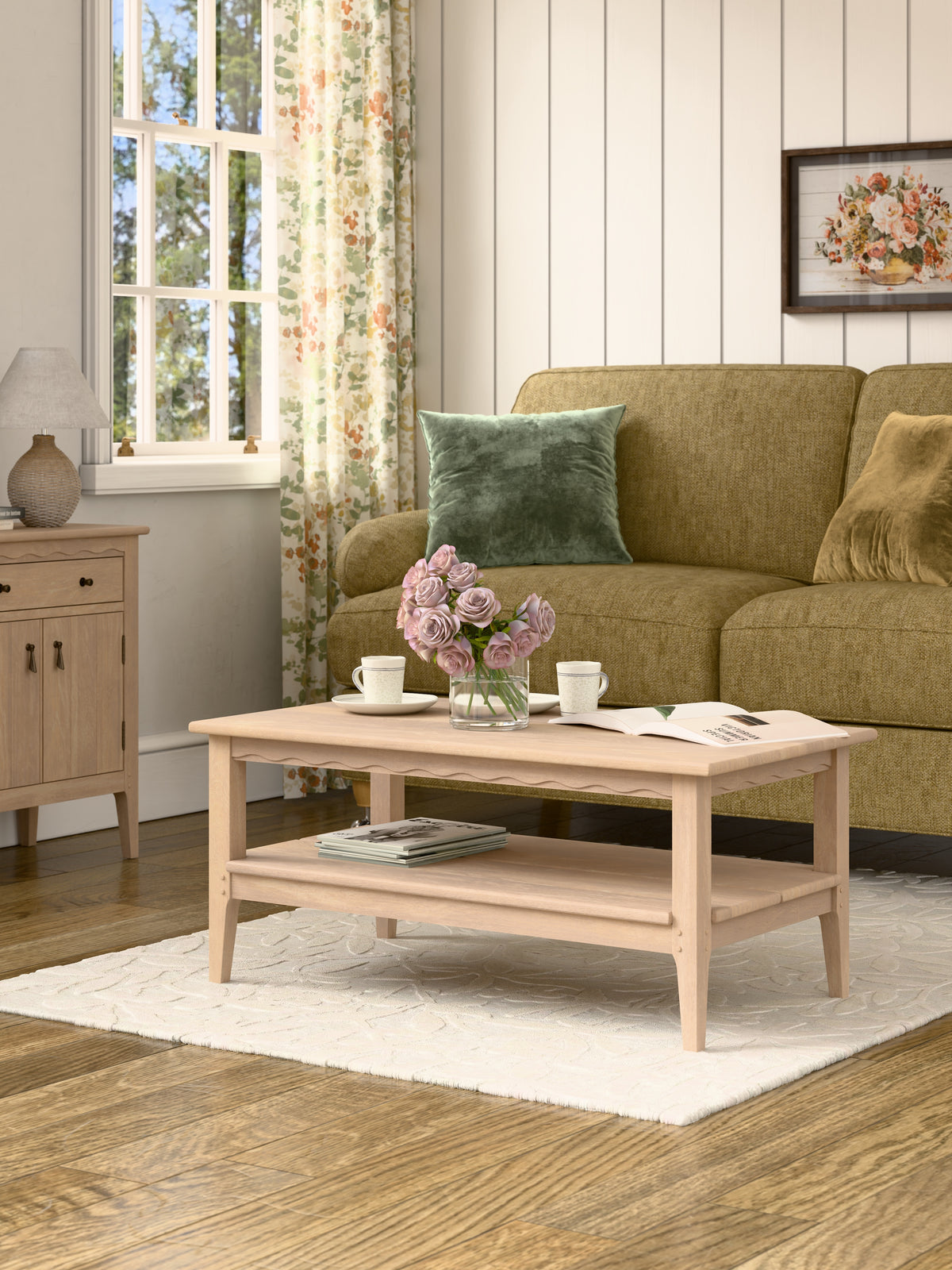 Washed Oak Calford Coffee Table