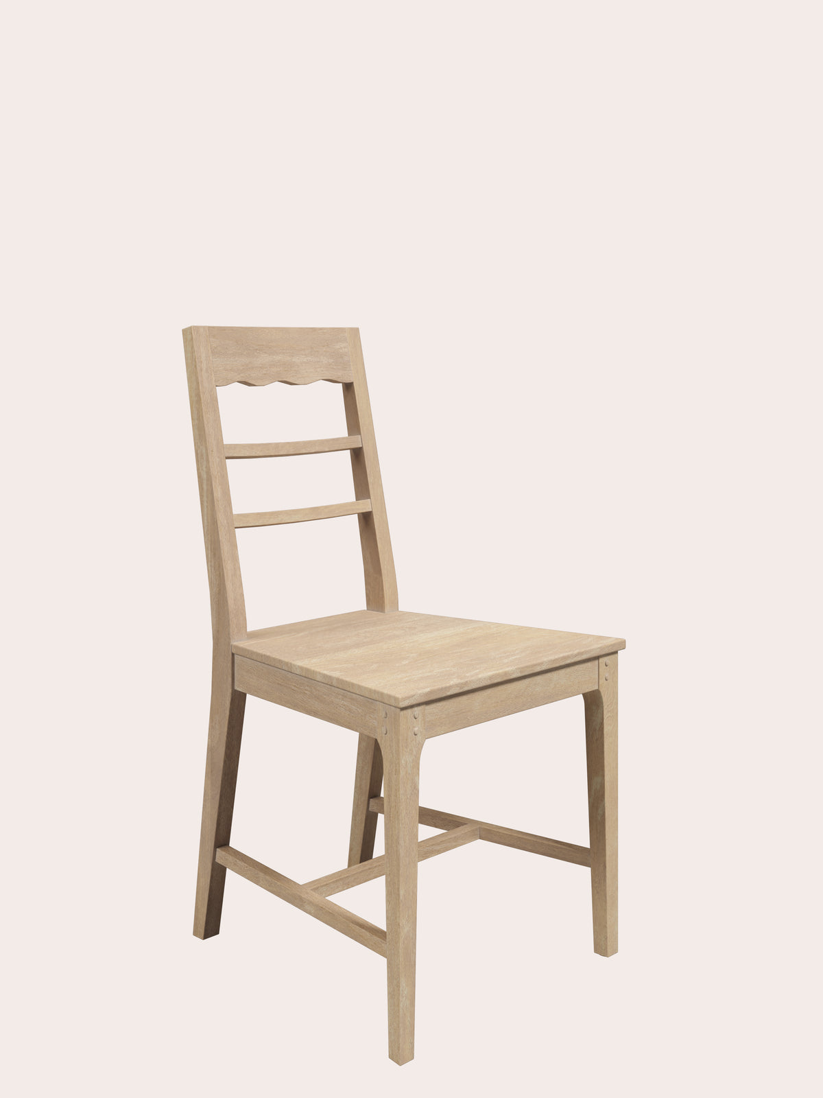 Washed Oak Calford Pair Of Dining Chairs