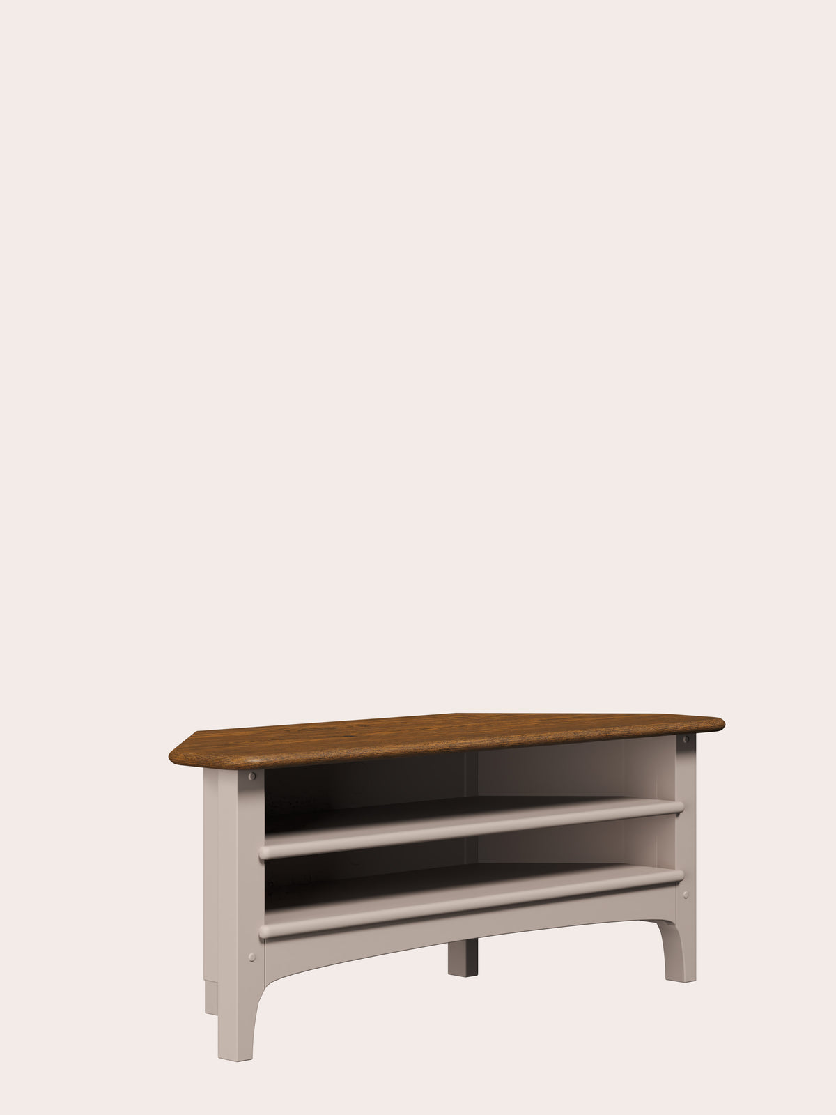 Soft Truffle Dark Chestnut Hapton TV Up to 50 inch, Corner Unit