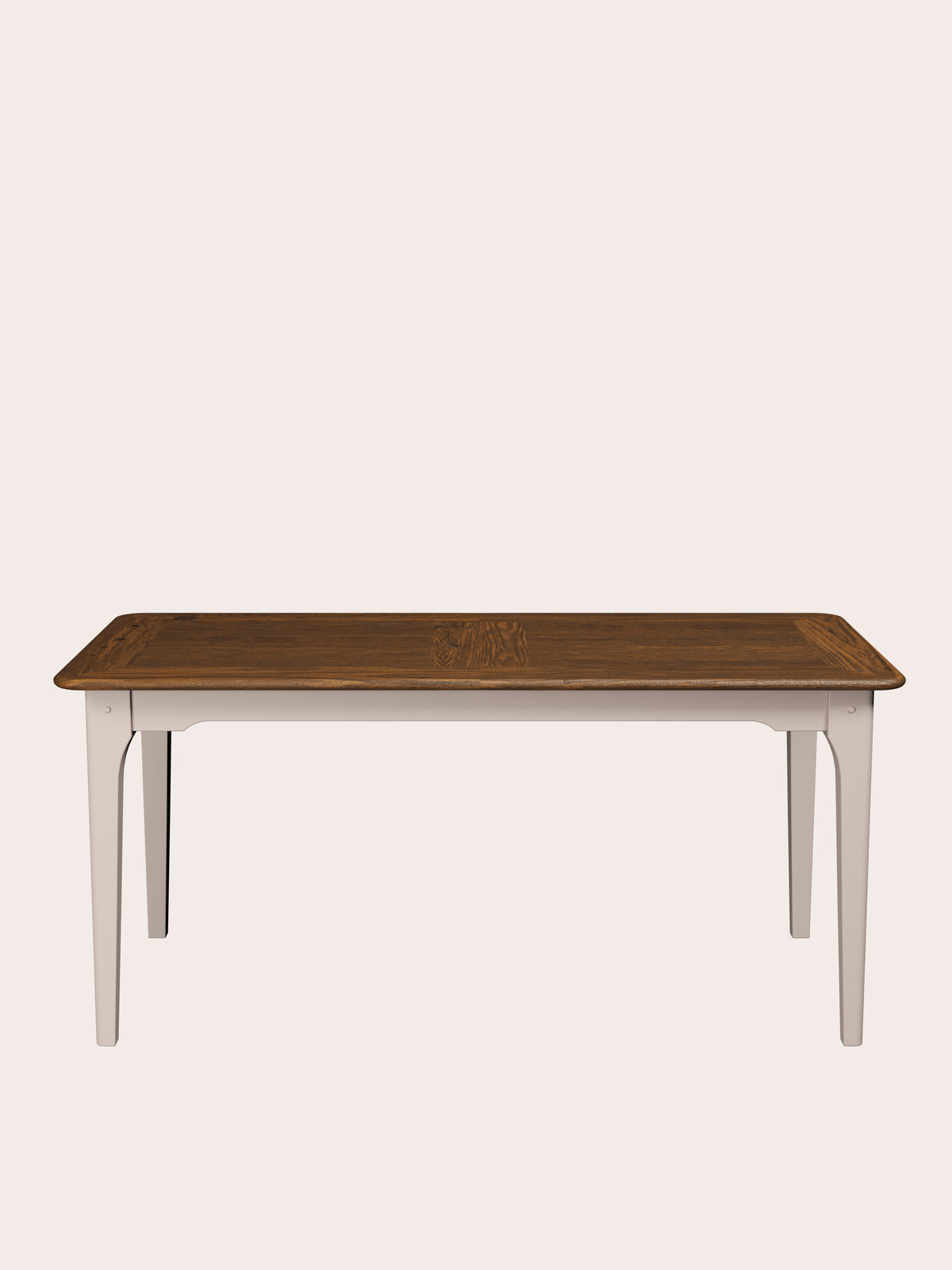 Soft Truffle Dark Chestnut Hapton 6-8 Seater Extending Dining Table