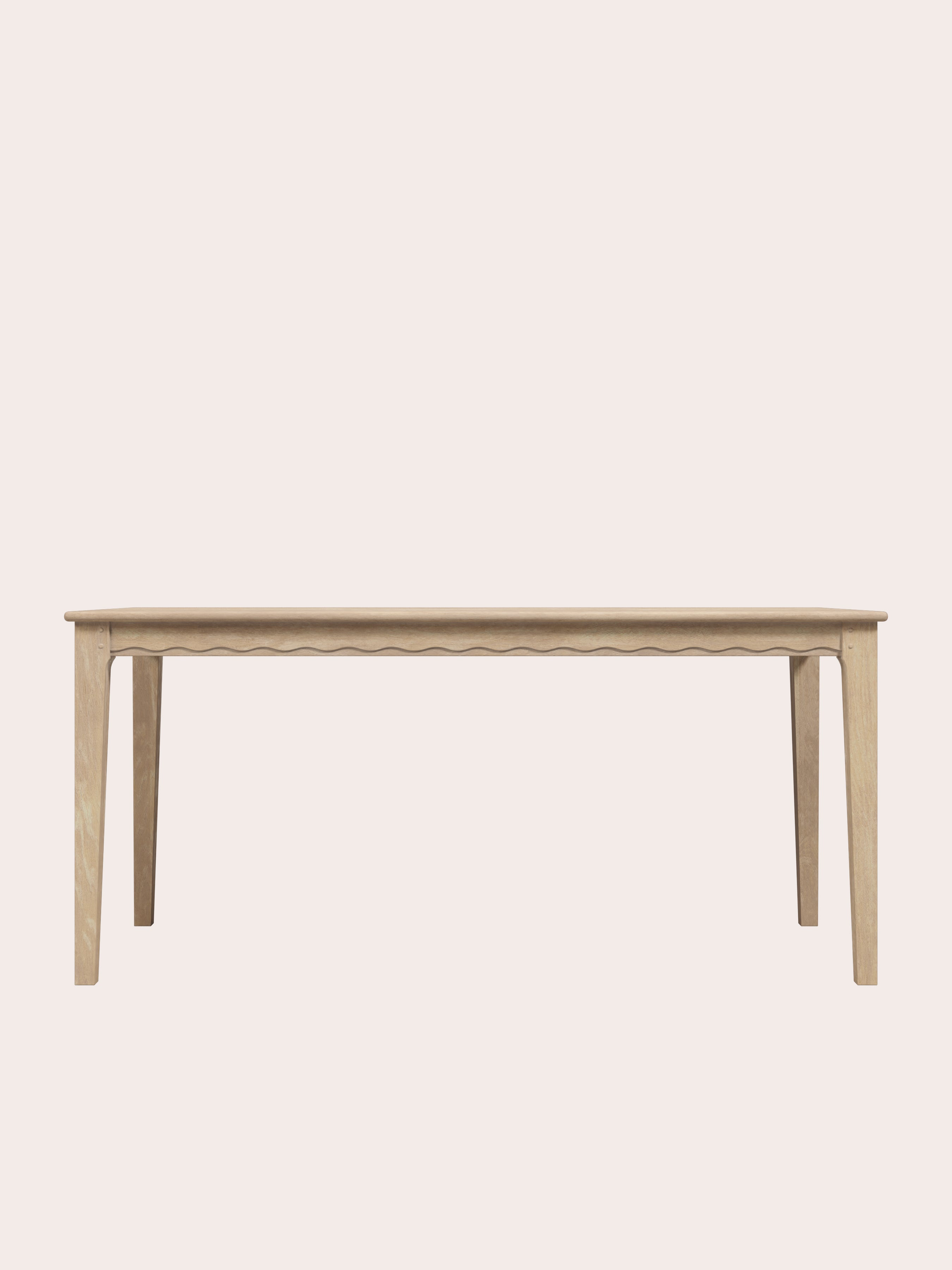 Washed Oak Calford 4-6 Seater Fixed Dining Table