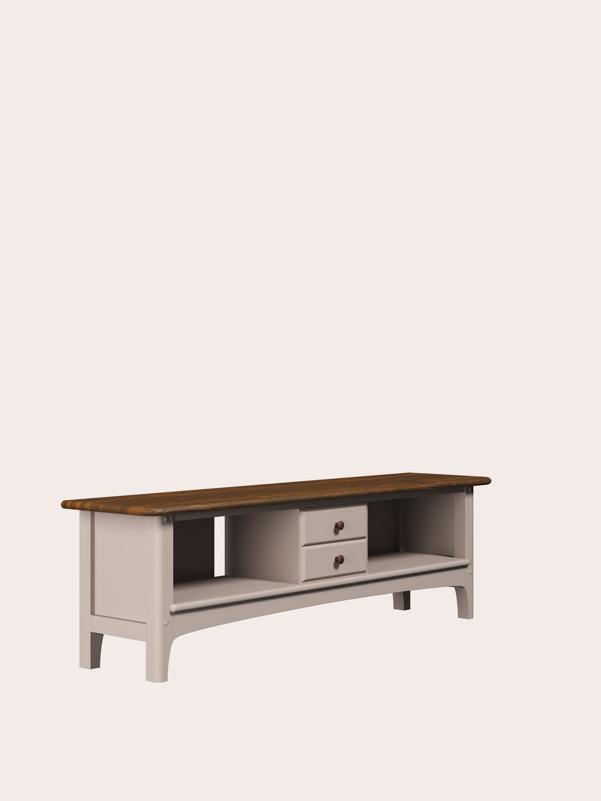 Soft Truffle Dark Chestnut Hapton TV Up to 65 inch Unit