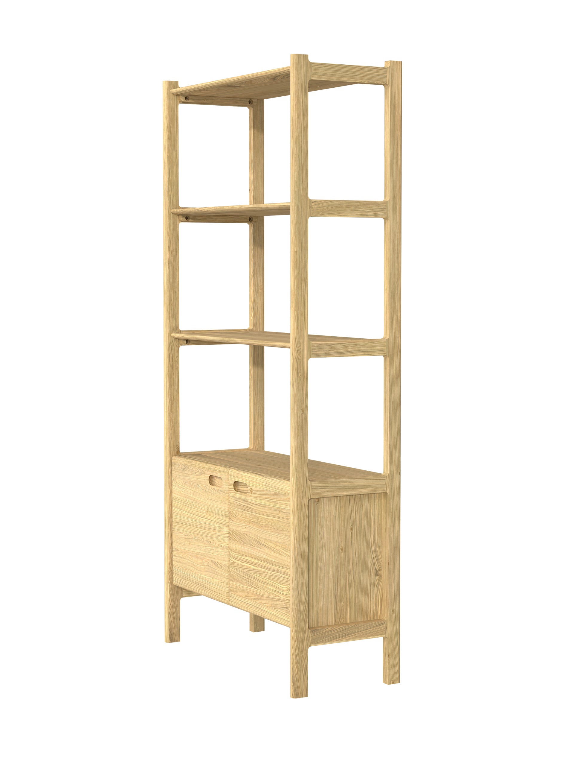 Hazlemere 2 Door Single Bookcase