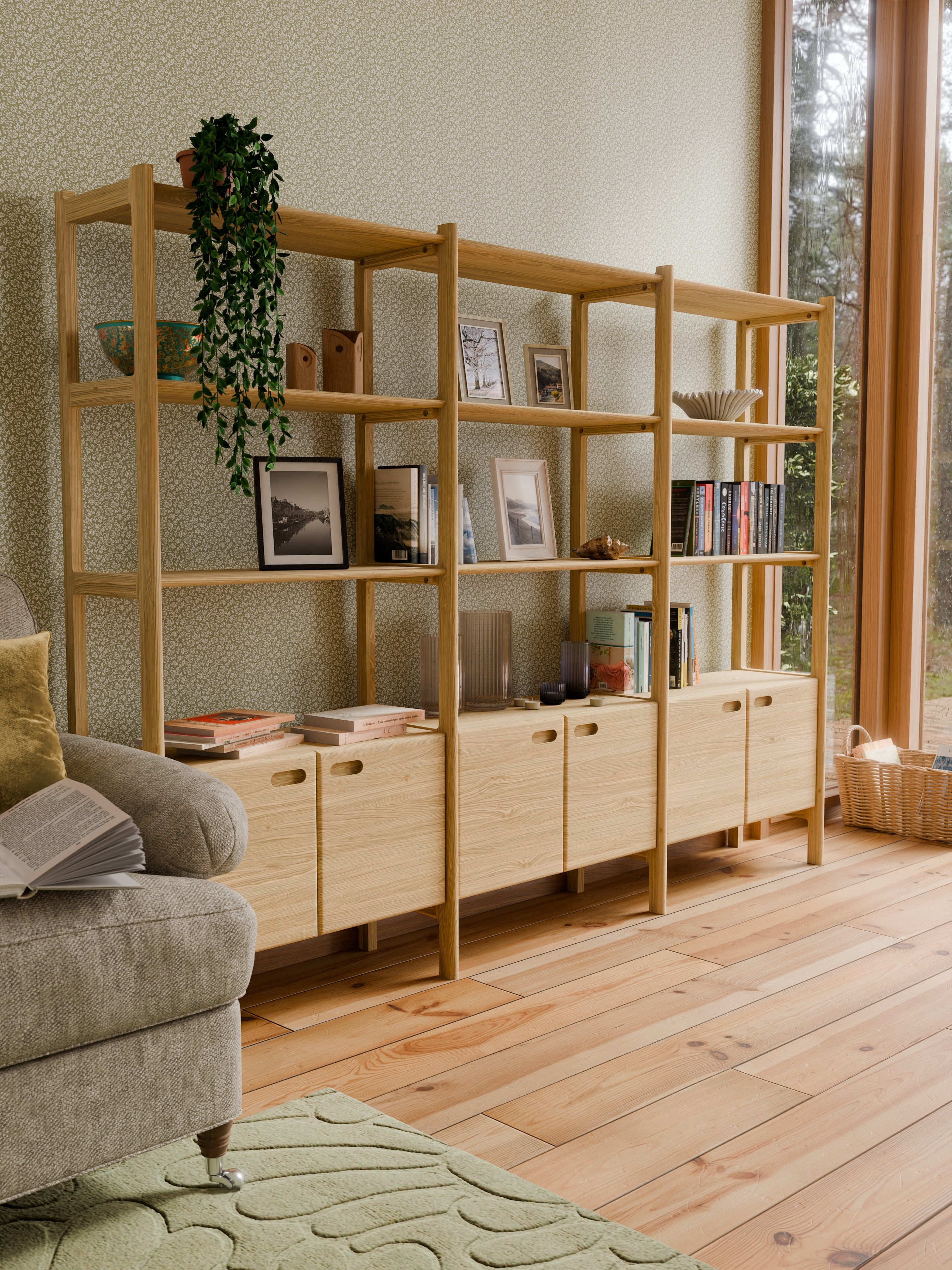 Hazlemere 2 Door Single Bookcase Extension