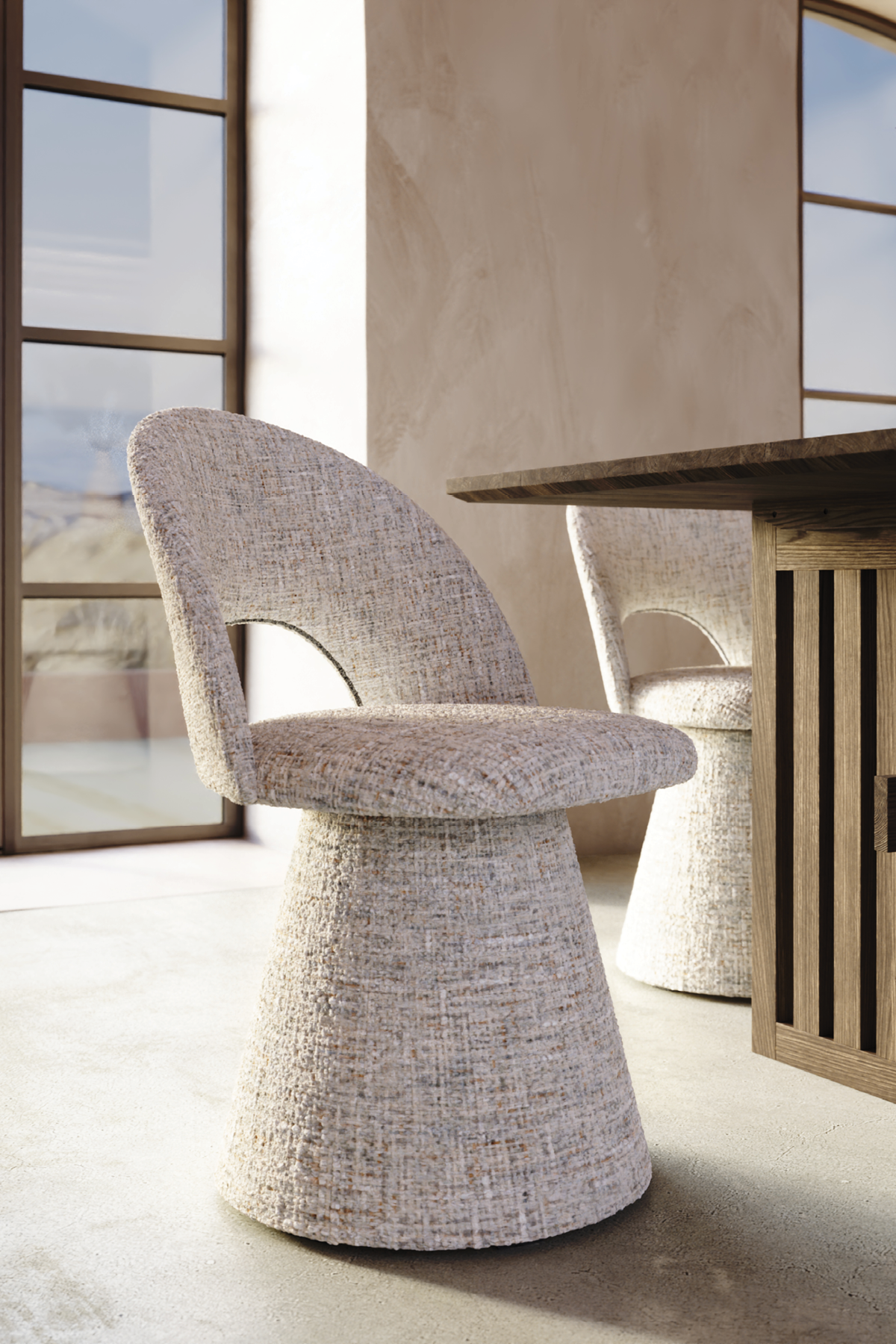 Hoopla Pair Of Dining Chairs (Frost)