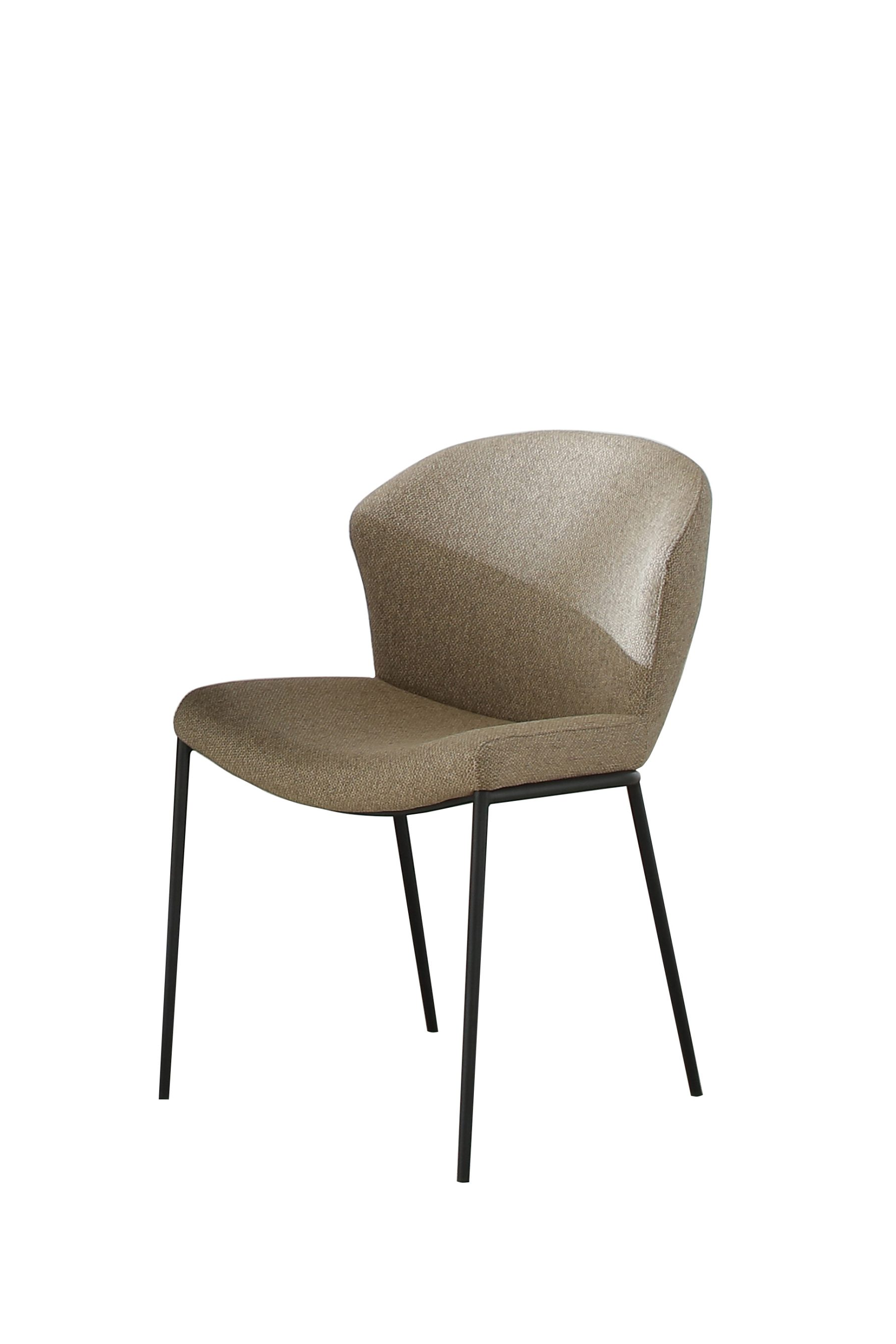 Lucca Pair of Side Chairs (Brown)