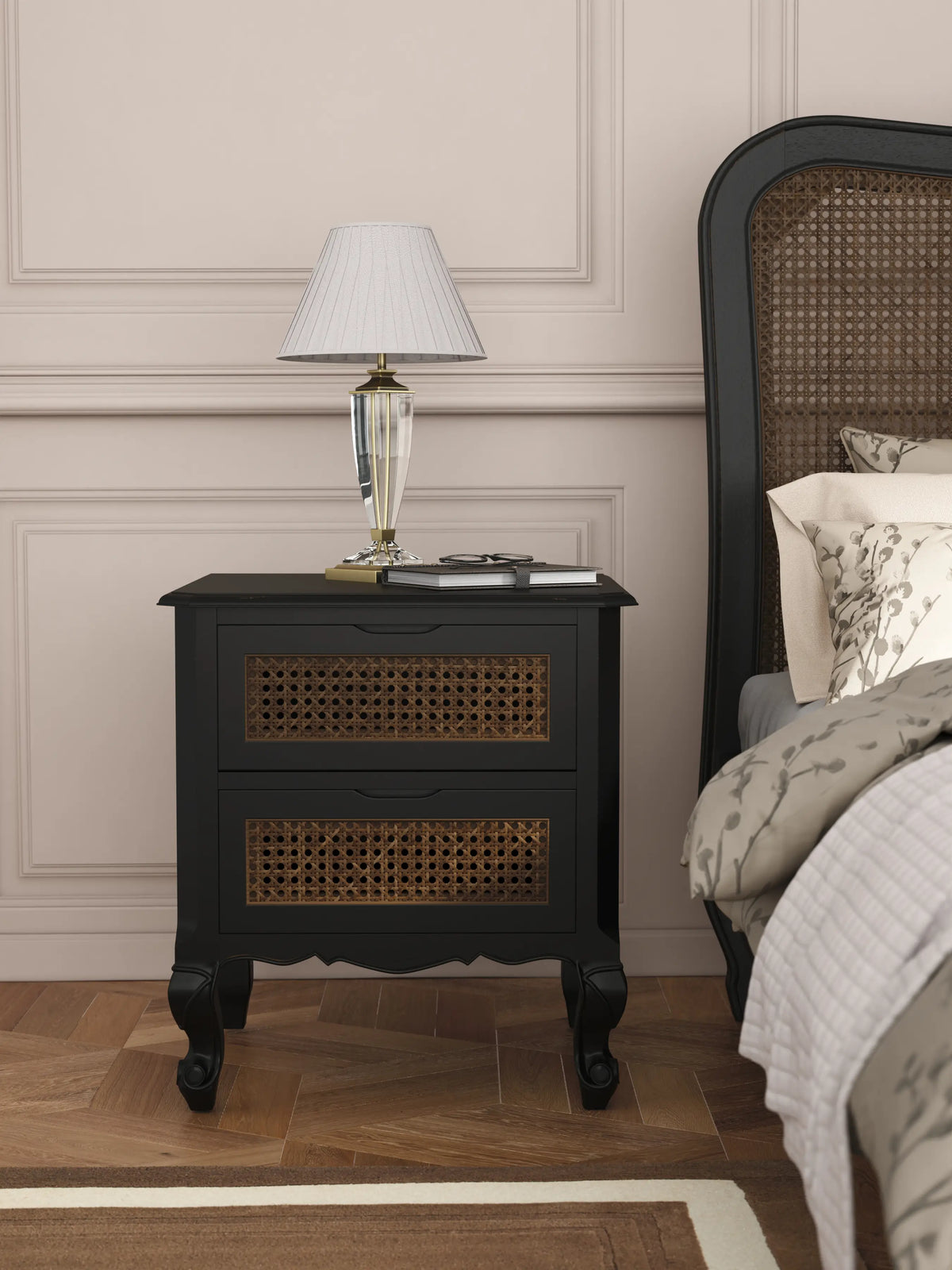 Montpellier 2 Drawer Bedside Chest