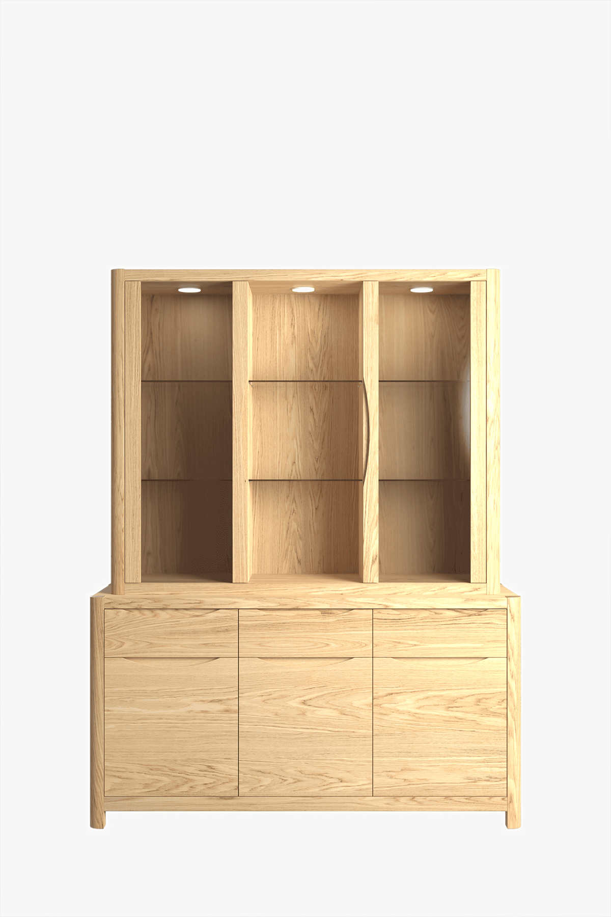 Stockholm Display Top ONLY for 3 Door Sideboard