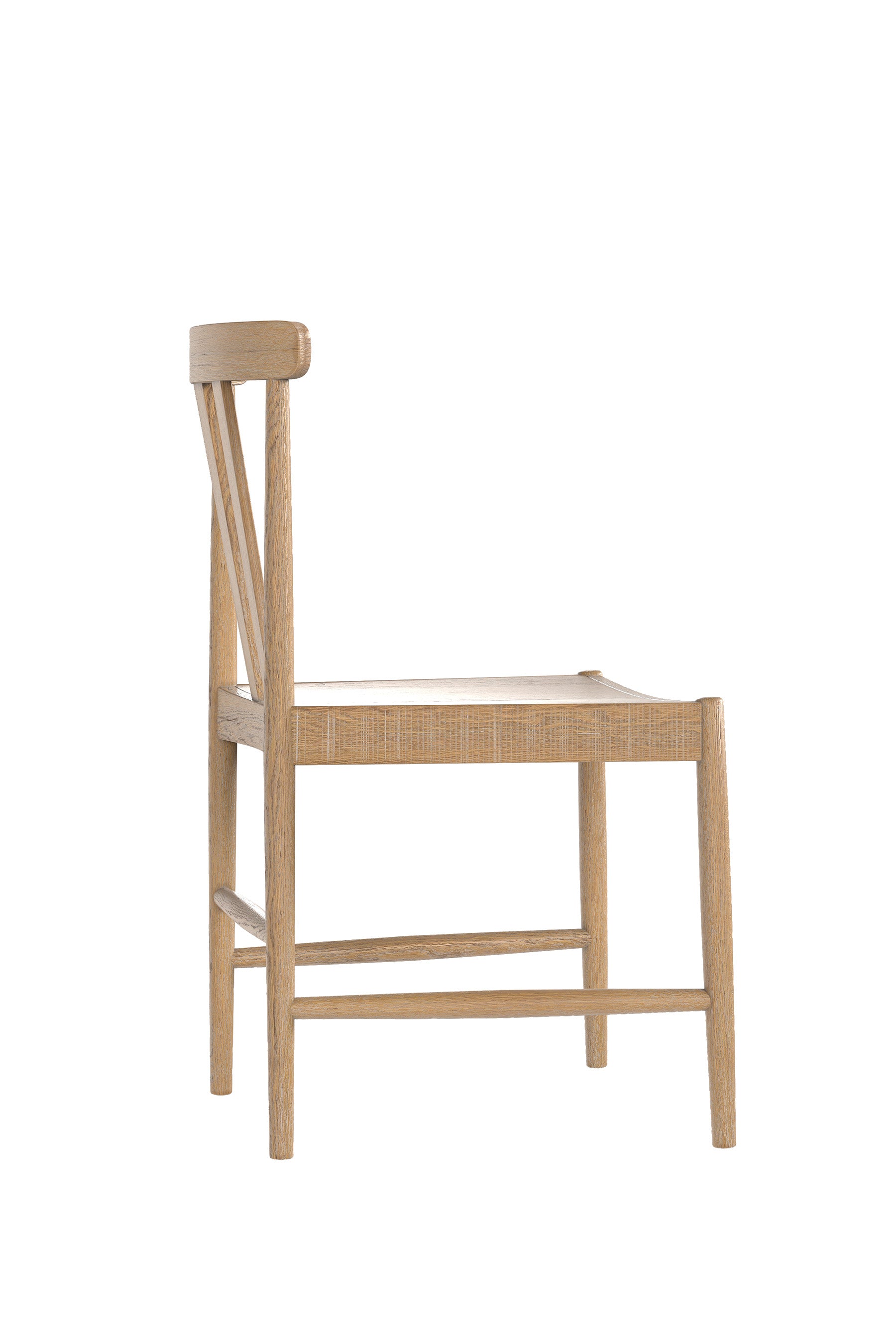 Washed Oak Braystone Pair Of Dining Chair