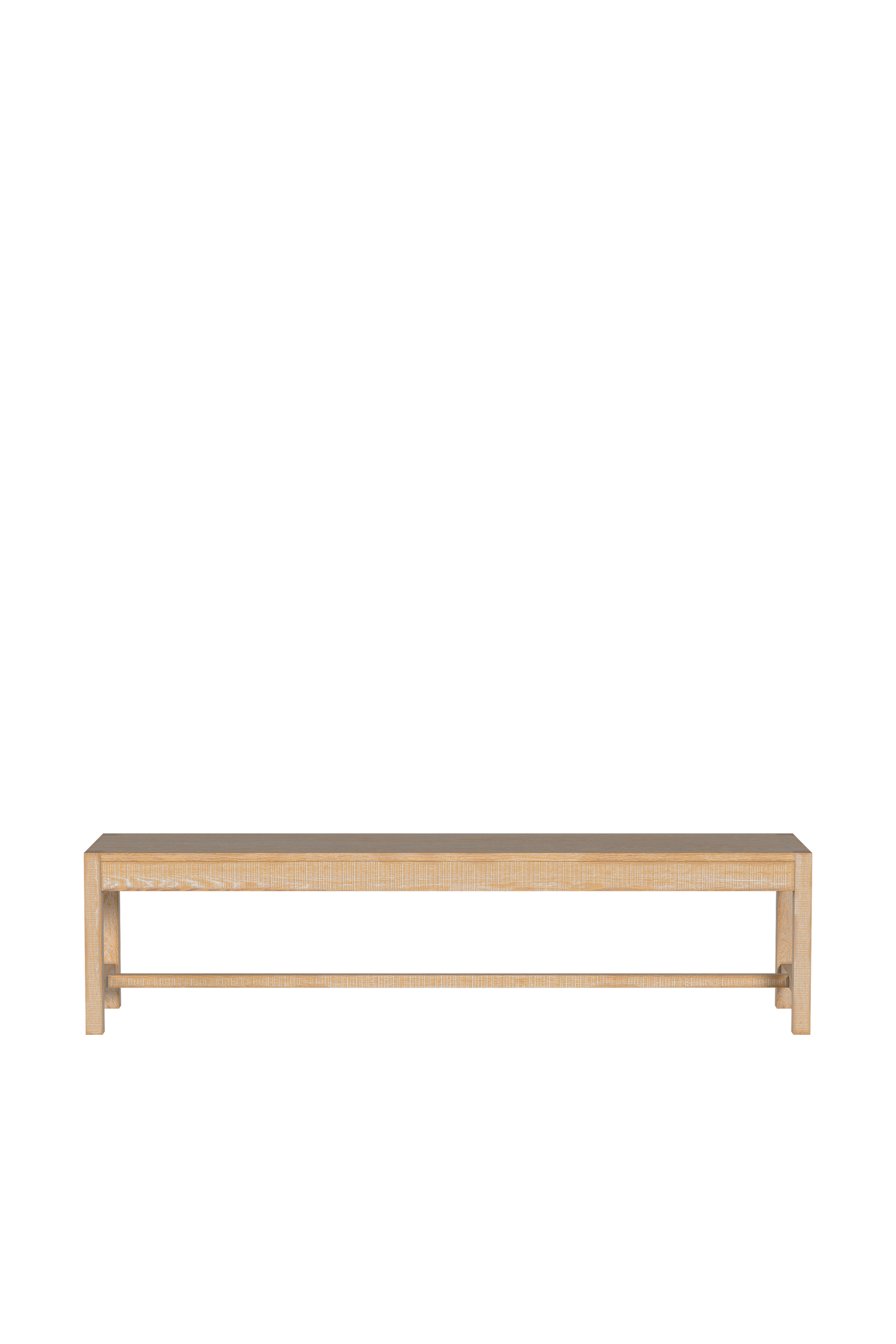 Washed Oak Braystone Dining Bench