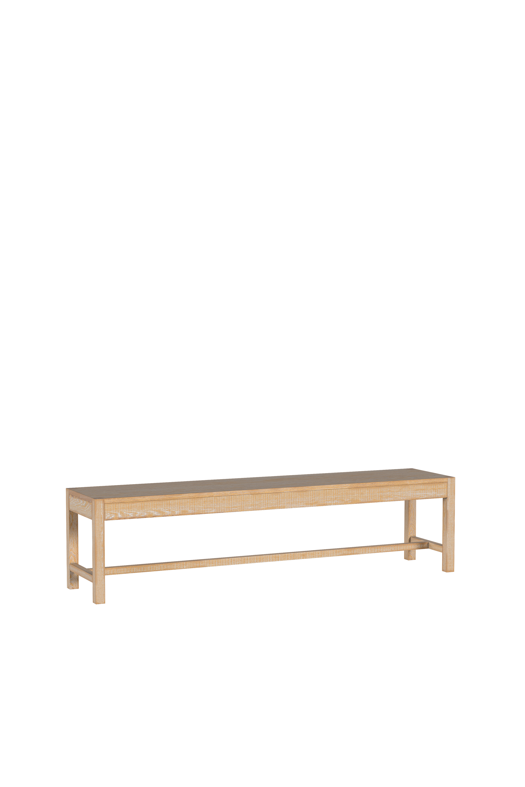 Washed Oak Braystone Dining Bench